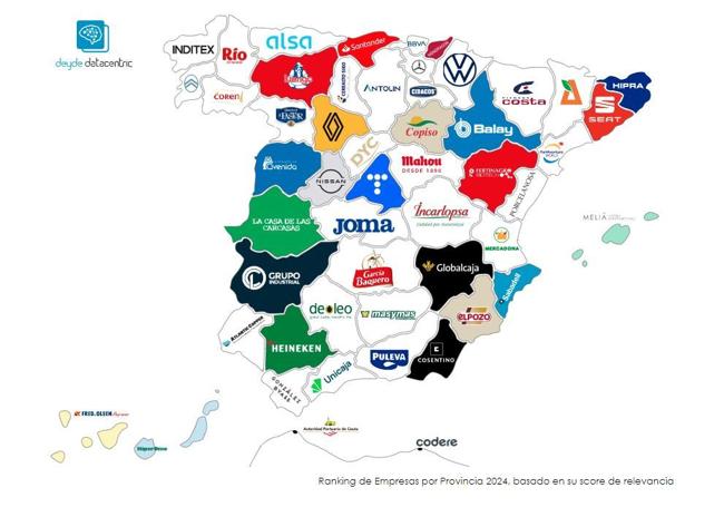 Mapa de Deyde Datacentric.