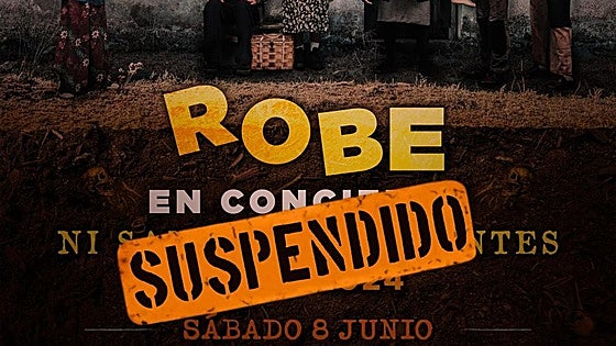Robe se quedó sin tocar en Ponferrada por el mal tiempo