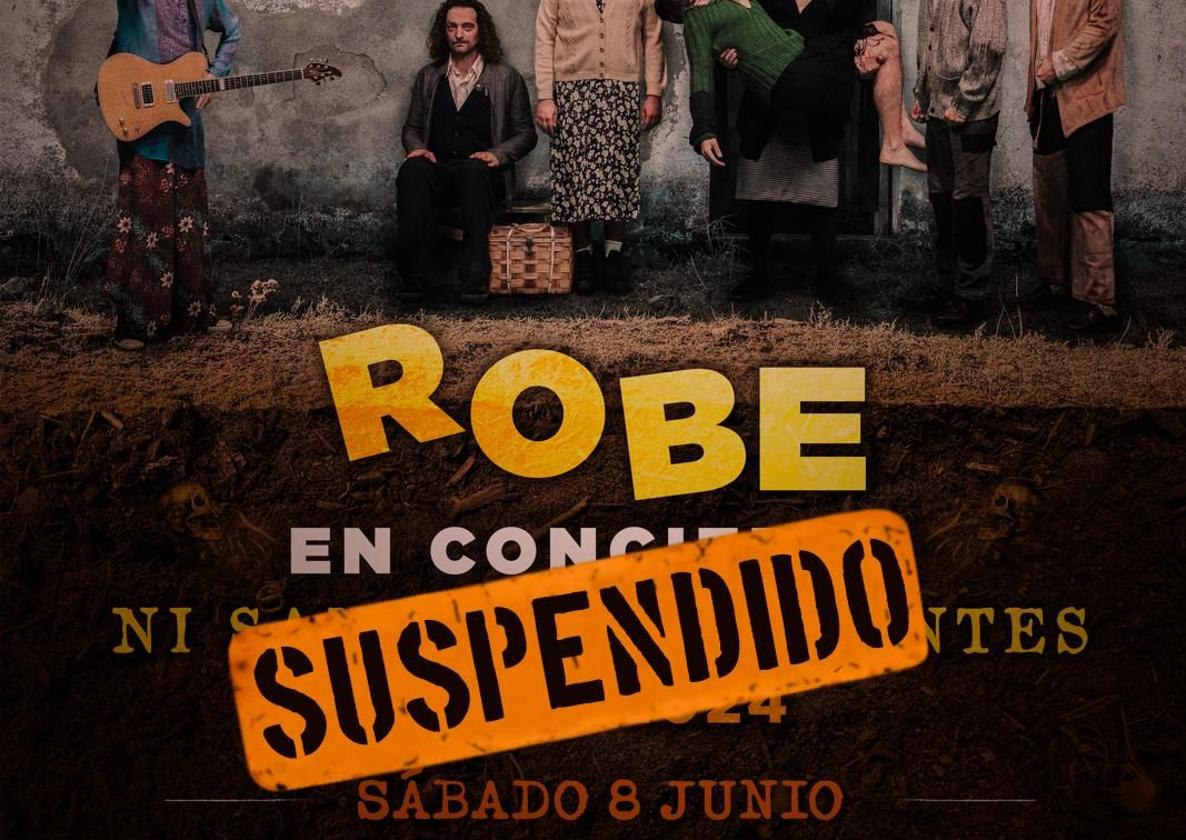 Suspendido el conciertode Robe en Ponferrada.