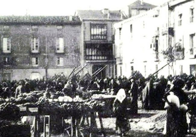 Plaza del Mercado. Principios del siglo XX.