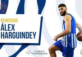 Álex Harguindey firma una temporada más en el Clínica Ponferrada