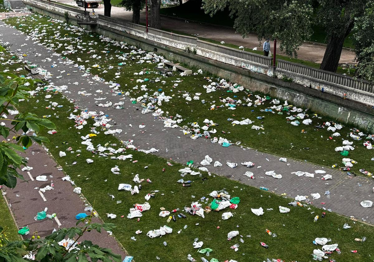 Así amanece León tras la resaca de San Juan