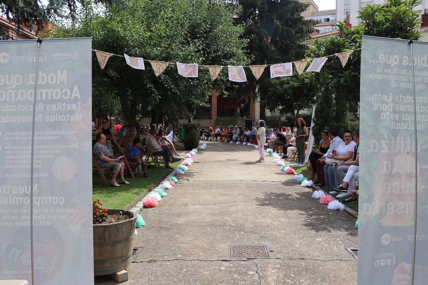 Desfile de moda en León con una participación de lo más especial