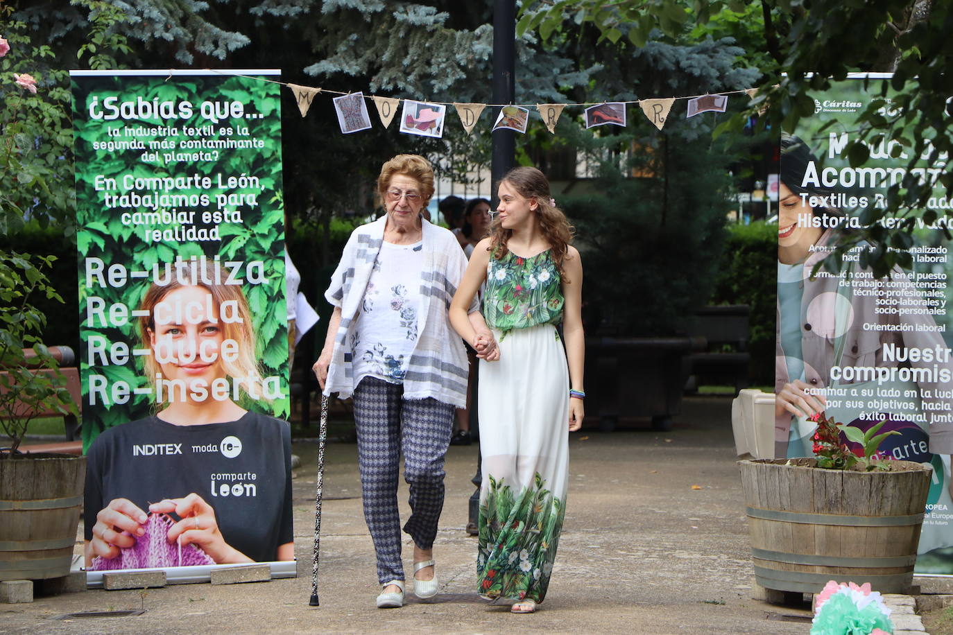 Desfile de moda en León con una participación de lo más especial