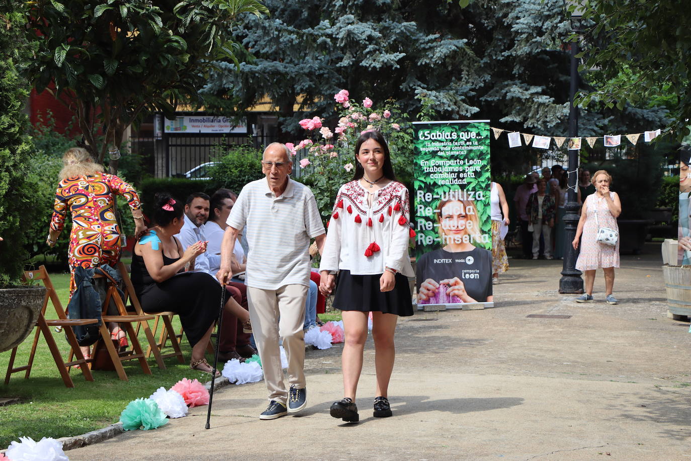 Desfile de moda en León con una participación de lo más especial