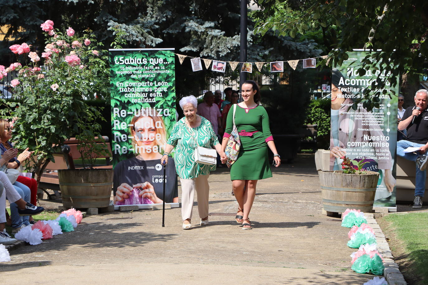 Desfile de moda en León con una participación de lo más especial