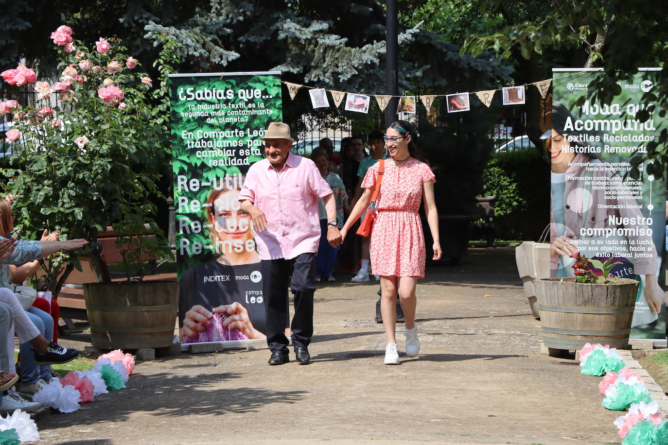 Desfile de moda en León con una participación de lo más especial