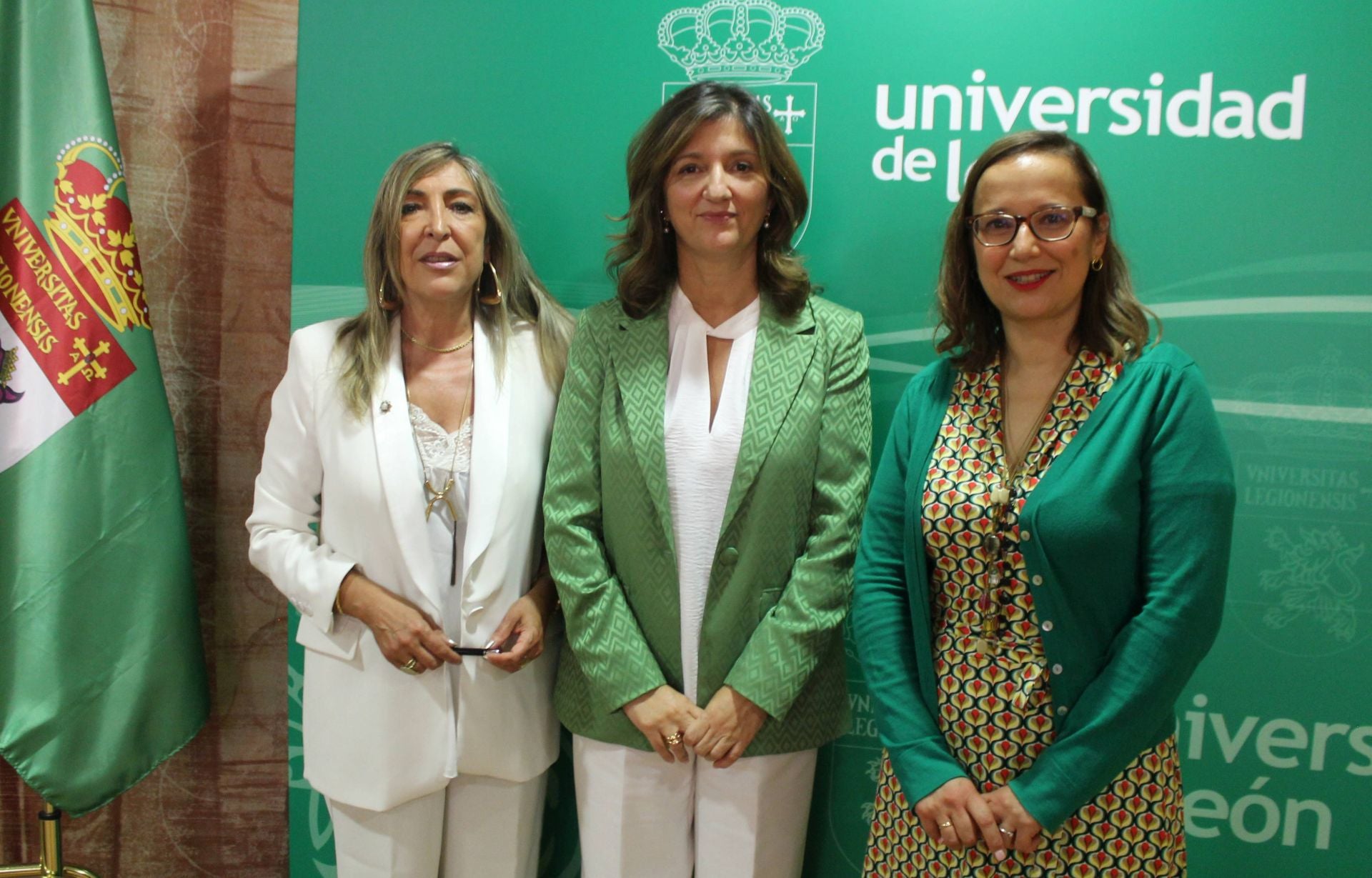 Mª Pilar Gutiérrez, Nuria González y Mª Natividad Fuertes.