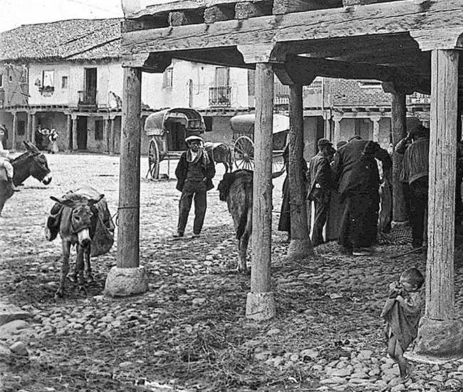 Barrio de Santa Ana. Mercado. c.a. 1900.