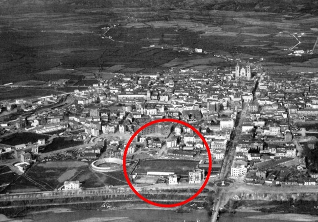 Ubicación del Campo de Guzmán el Bueno.. En el Paseo de la Condesa.