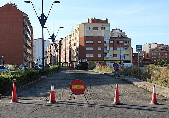 Obras en la calle Azorín