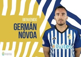 El defensa Germán Nóvoa se suma a la Ponferradina