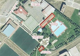 Adjudicadas las obras de los vestuarios de las piscinas y del campo de fútbol de La Palomera