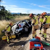 Cuatro heridos, entre ellos un bebé, en un accidente en la Venta de la Tuerta