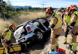 Imagen del accidente.
