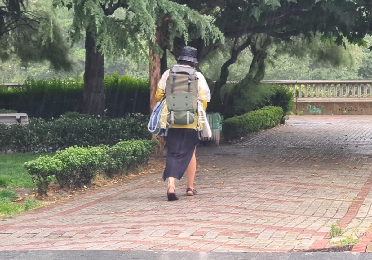 La lluvia sorprendió a los leoneses este martes.