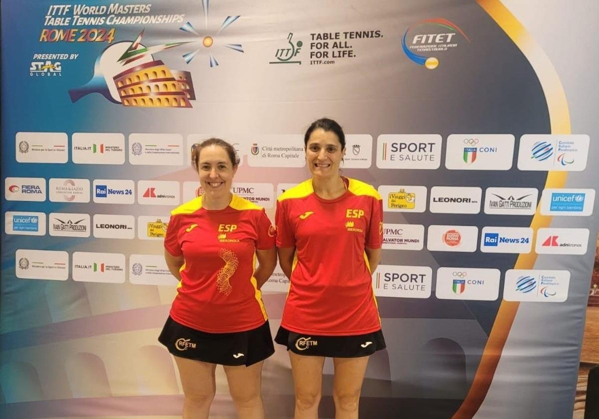 Las dos leonesas en el mundial.