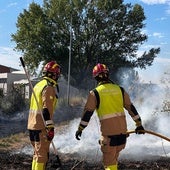 Los Bomberos intervienen en un incendio en Armunia sin lamentar daños