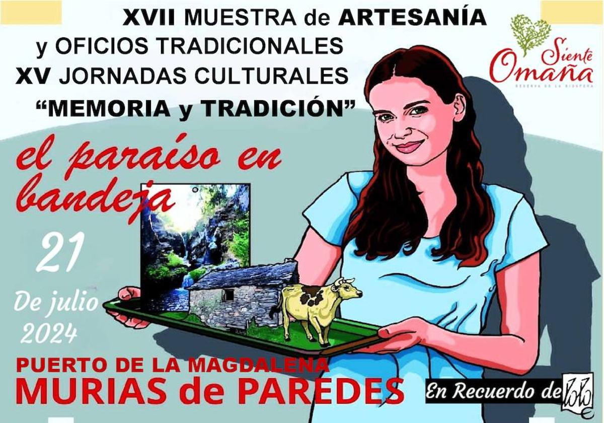 Cartel de la Muestra de artesanía y oficios de Murias de Paredes