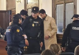 Jorge Cervantes durante el juicio en León.