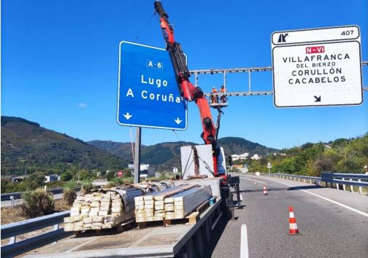 Mejoras en carreteras leonesas.