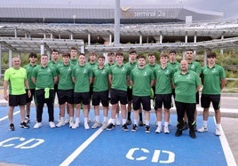 Equipo de balonmano de la Universidad de León.