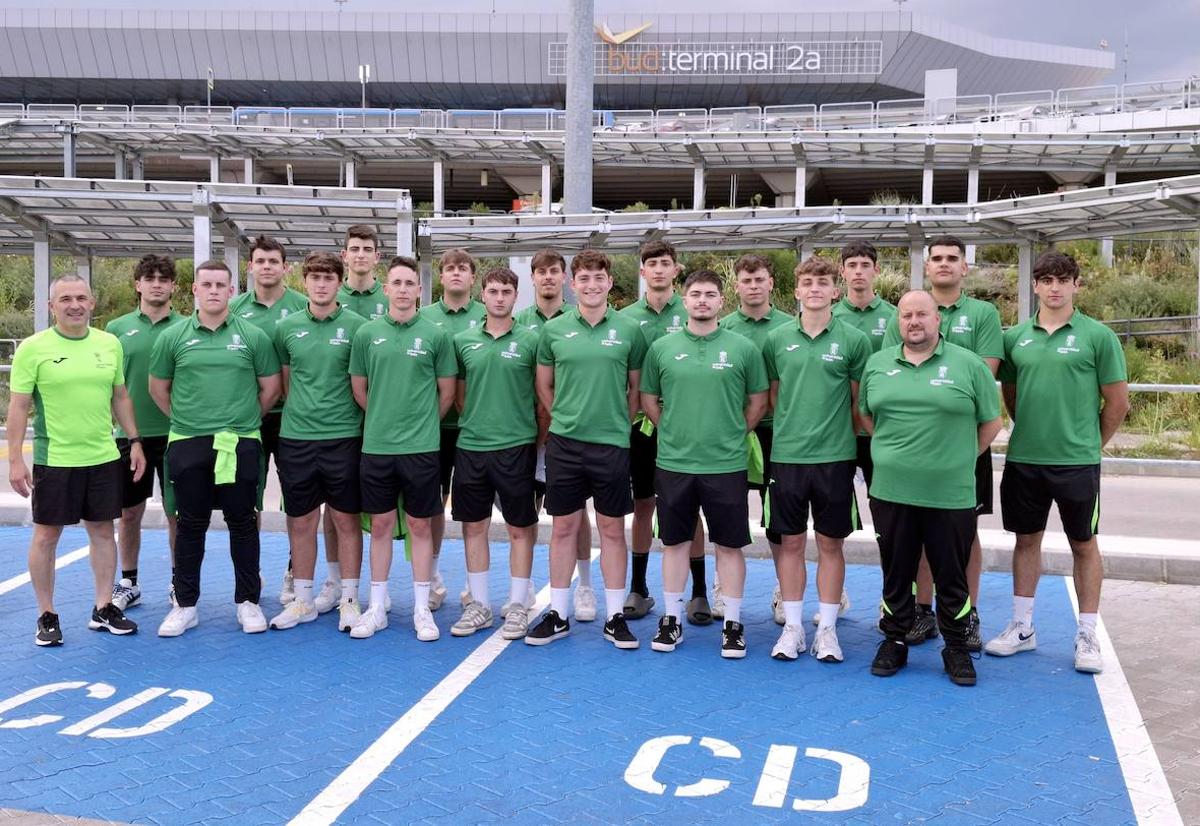 Equipo de balonmano de la Universidad de León.