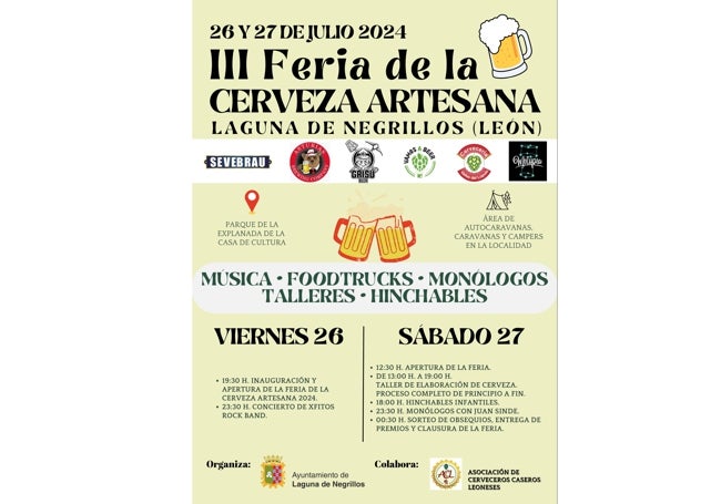 La localidad acogerá los días 26 y 27 de julio la III edición de la Feria de la Cerveza Artesana