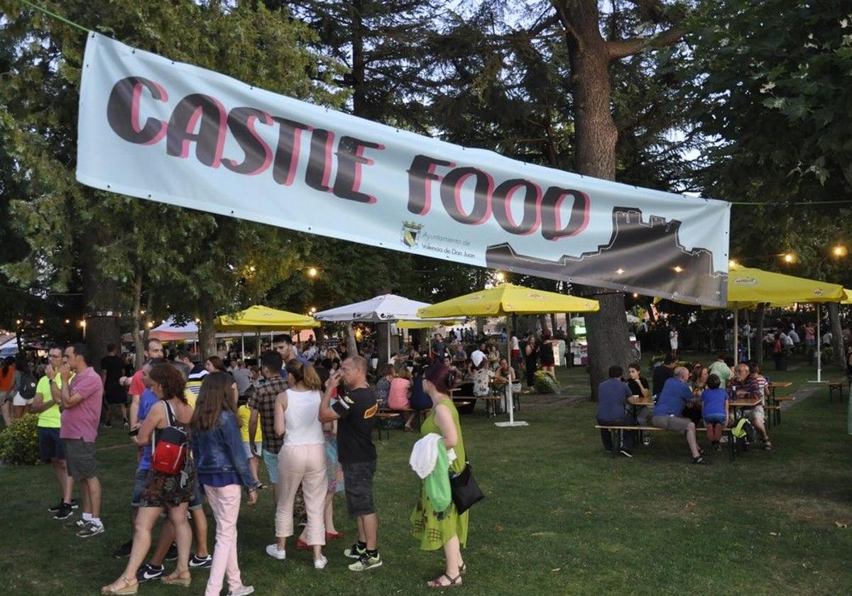 El festival «Castle Food» en Valencia de Don Juan.