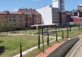 La urbanización de la estación de Feve en León está lista en cuanto a la obra externa.