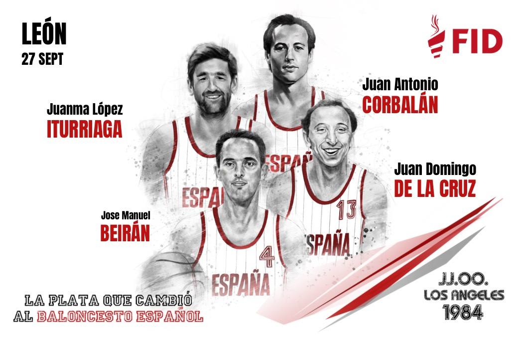 Cartel anunciador del homenaje a los jugadores.