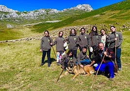 Participantes de la sexta edición de la Aventura Trashumante.