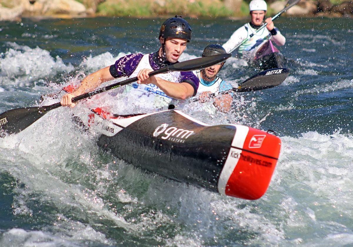 Imagen principal - Campeonato de aguas bravas de Sabero.