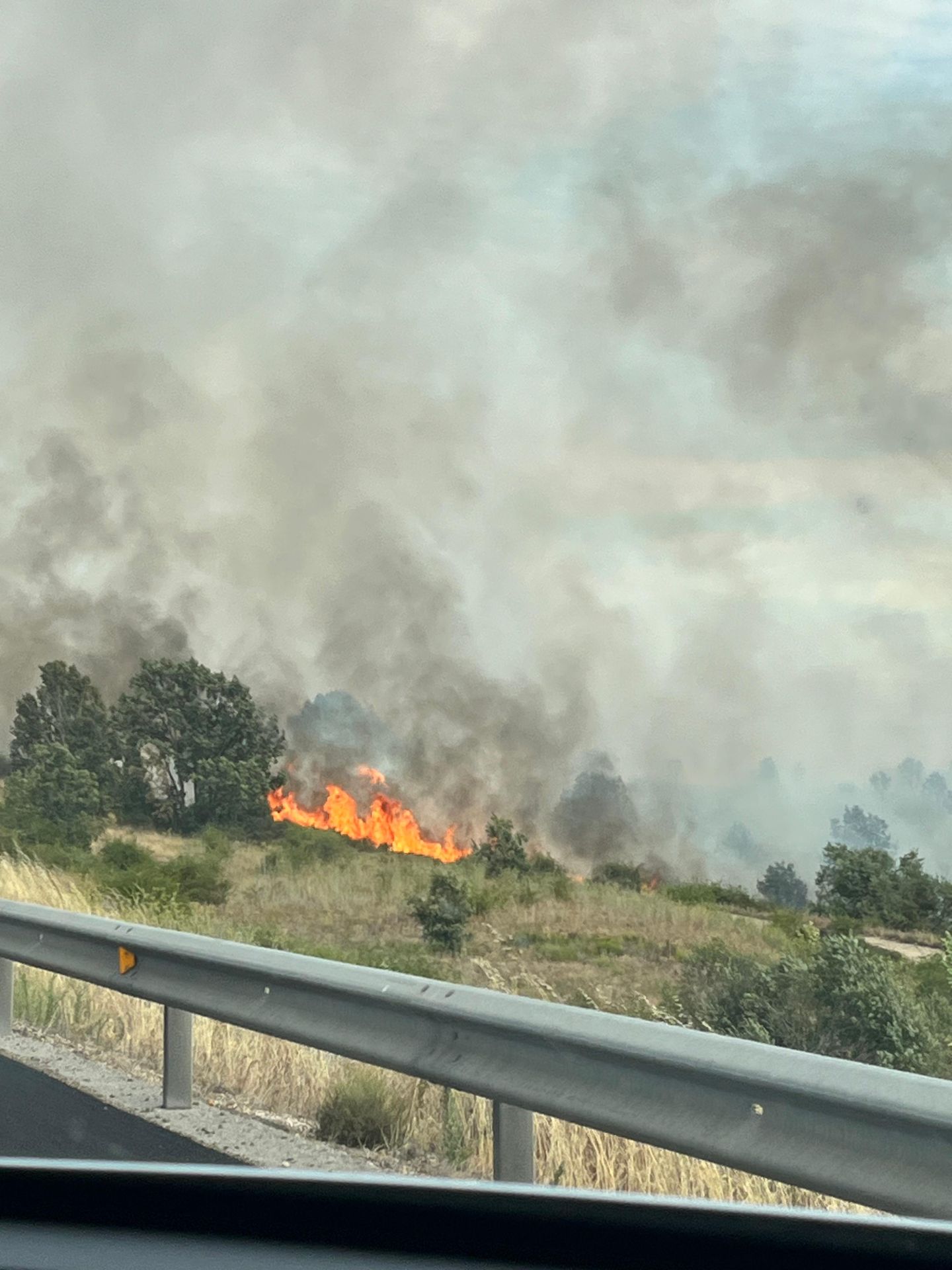 Incendio en Valverde de La Virgen