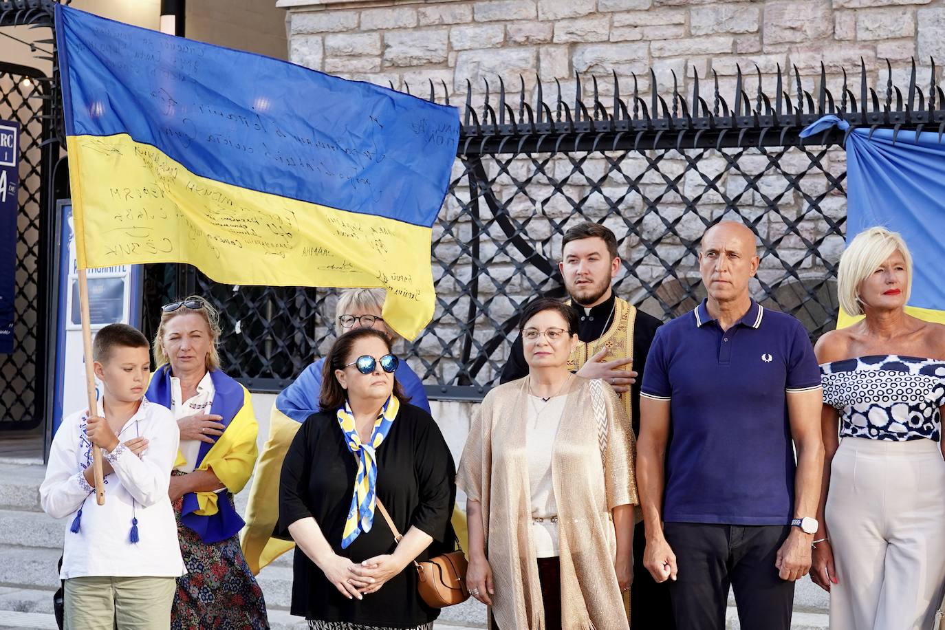 Concentración por el Día de la Independencia de Ucrania