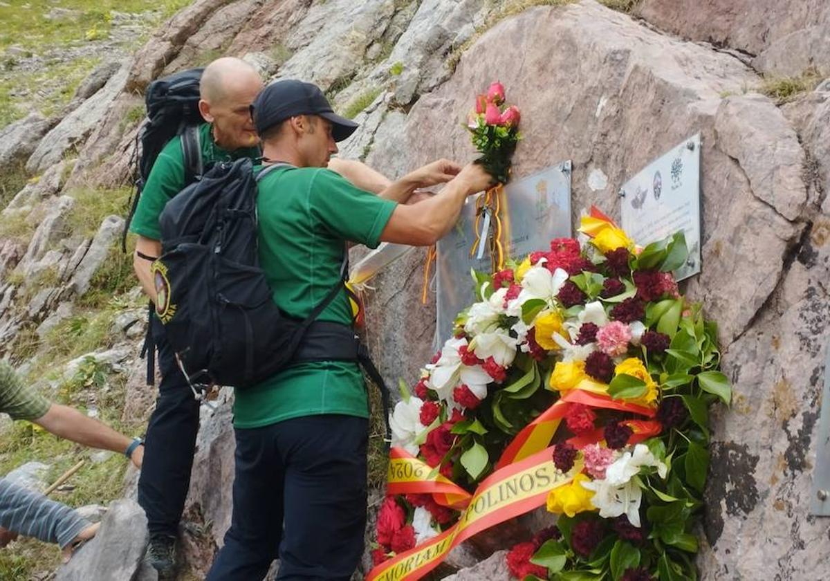 La Guardia Civil homenajeó a los tres agentes fallecidos en 2014.