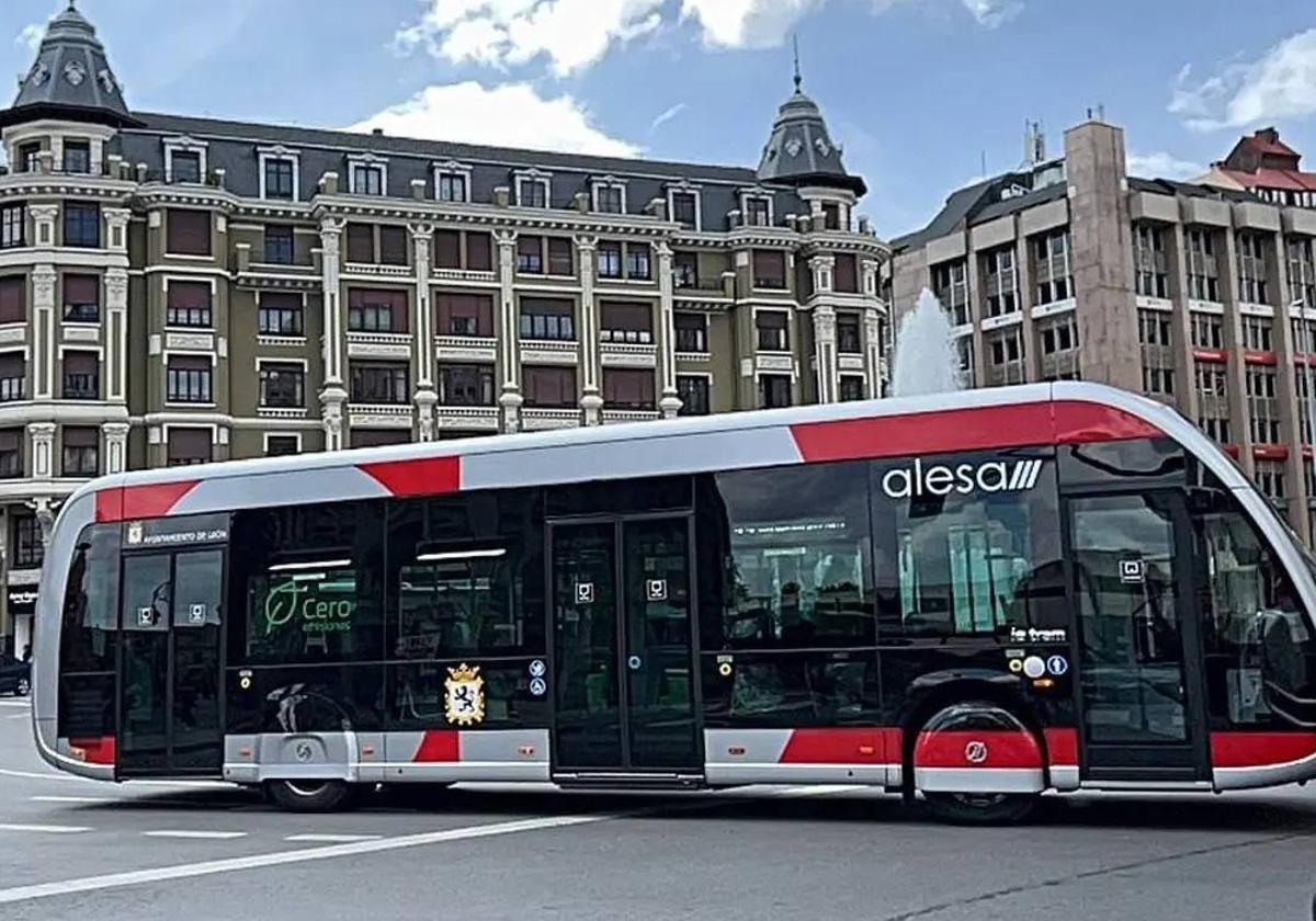 El número de viajeros de los autobuses urbanos de León crece un 18% en el primer semestre del año