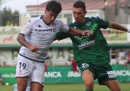 Antón Escobar, en el partido ante el Arenteiro.