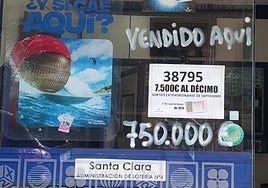 Imagen de archivo de otro premio repartido en esta administración.