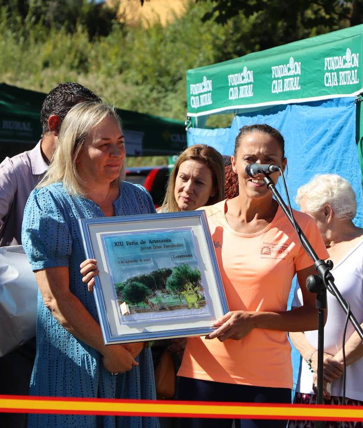 Imagen secundaria 2 - Homenajeados en la XIII Feria de artesanía 'Jaime Díez Fernández'