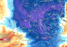 Situación que se espera para el suroeste de Europa.