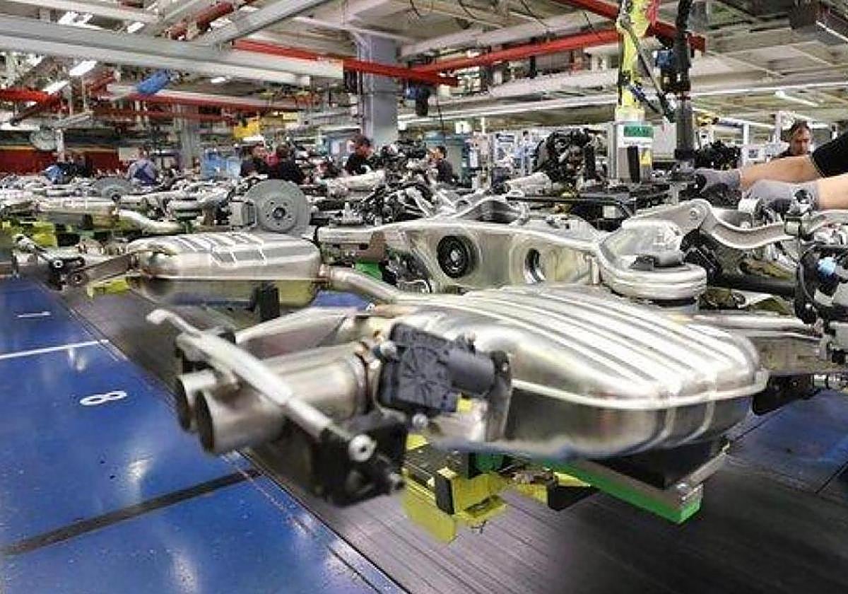 Imagen de archivo de una fábrica.