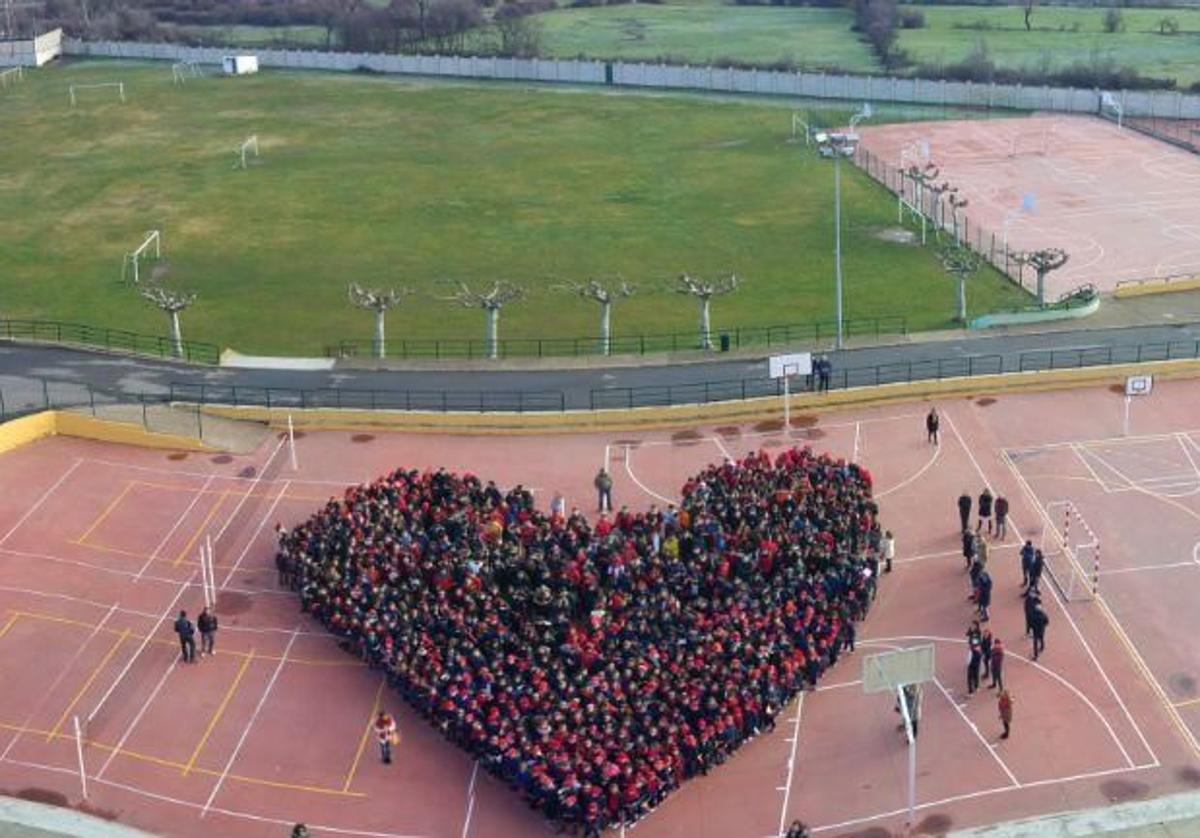 Alumnos del Colegio Agustinos de León.