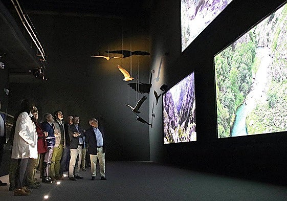 Inauguración de la casa de visitantes.