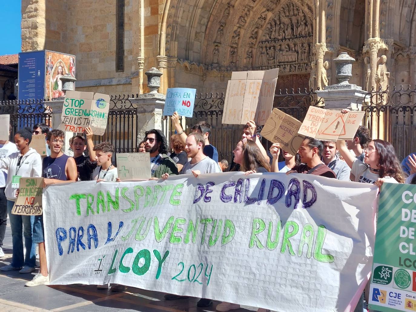 Concentración por el clima en León