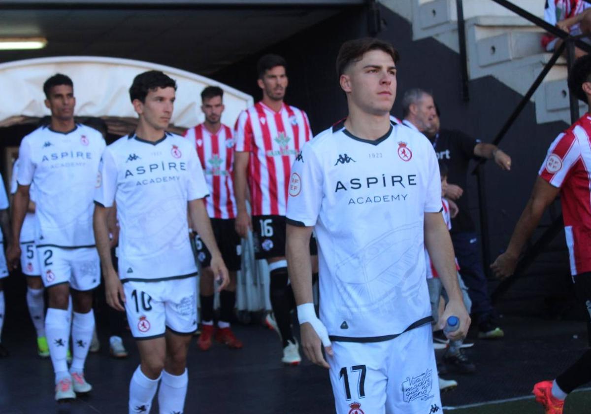 Álvaro Martínez y Luis Chacón, en el partido ante el Zamora.