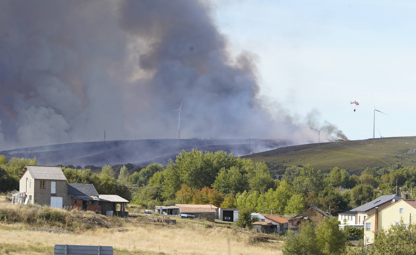 Incendio de nivel 2 en El Bierzo