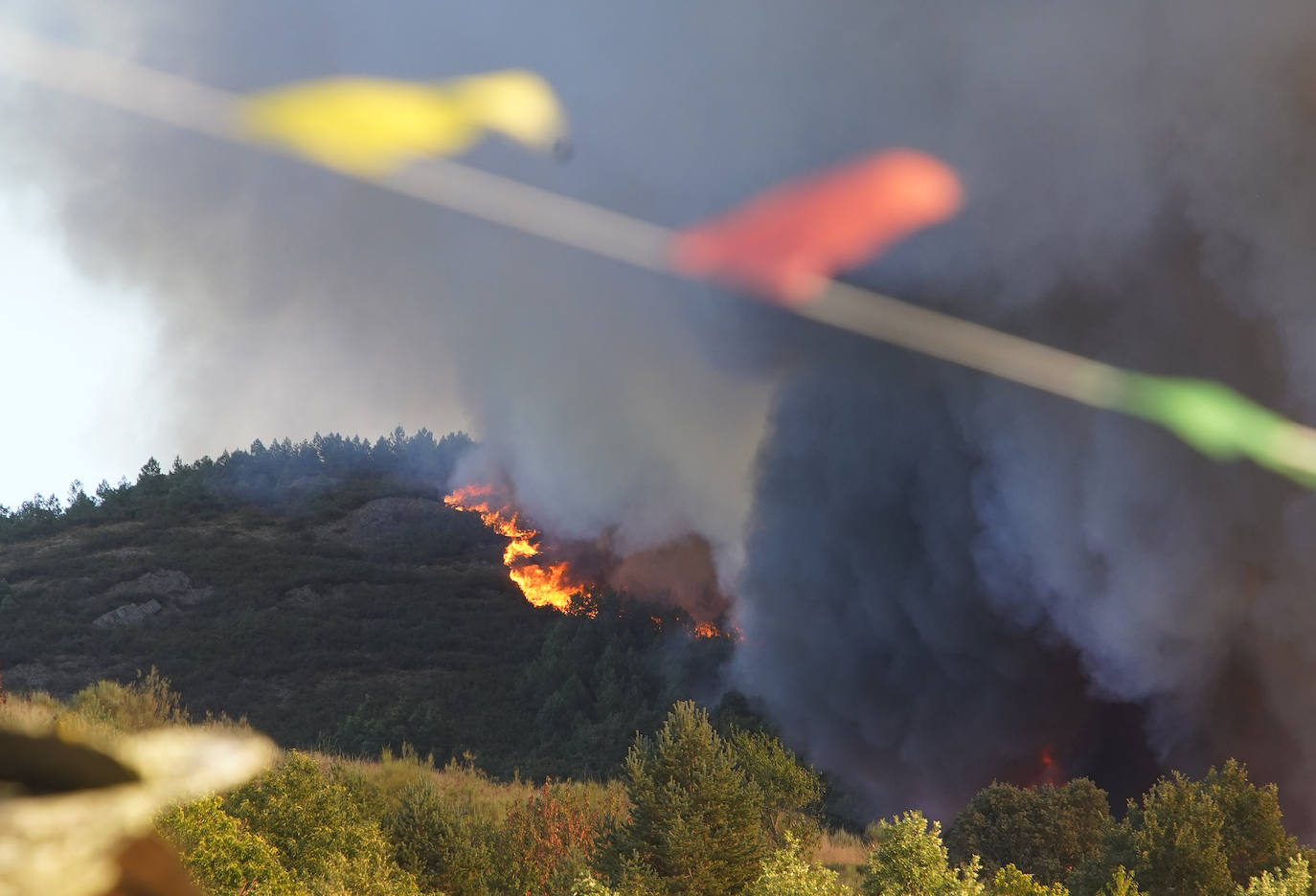 Incendio de nivel 2 en El Bierzo