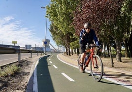 Un carril bici.