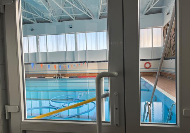 Estado de una piscina de León.